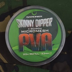GARDNER malla PVA MICROMESH SKINNY DIPPER 25mm x 7M